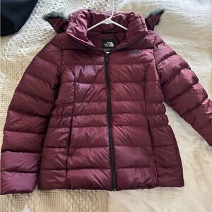 The North Face Women's Maroon Puffer Jacket